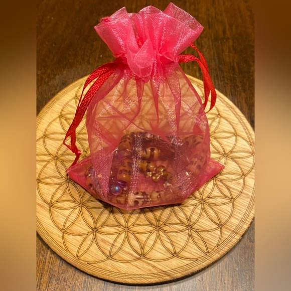 Handmade Carved Bone and Runes matching bracelet set - Picture 7 of 7